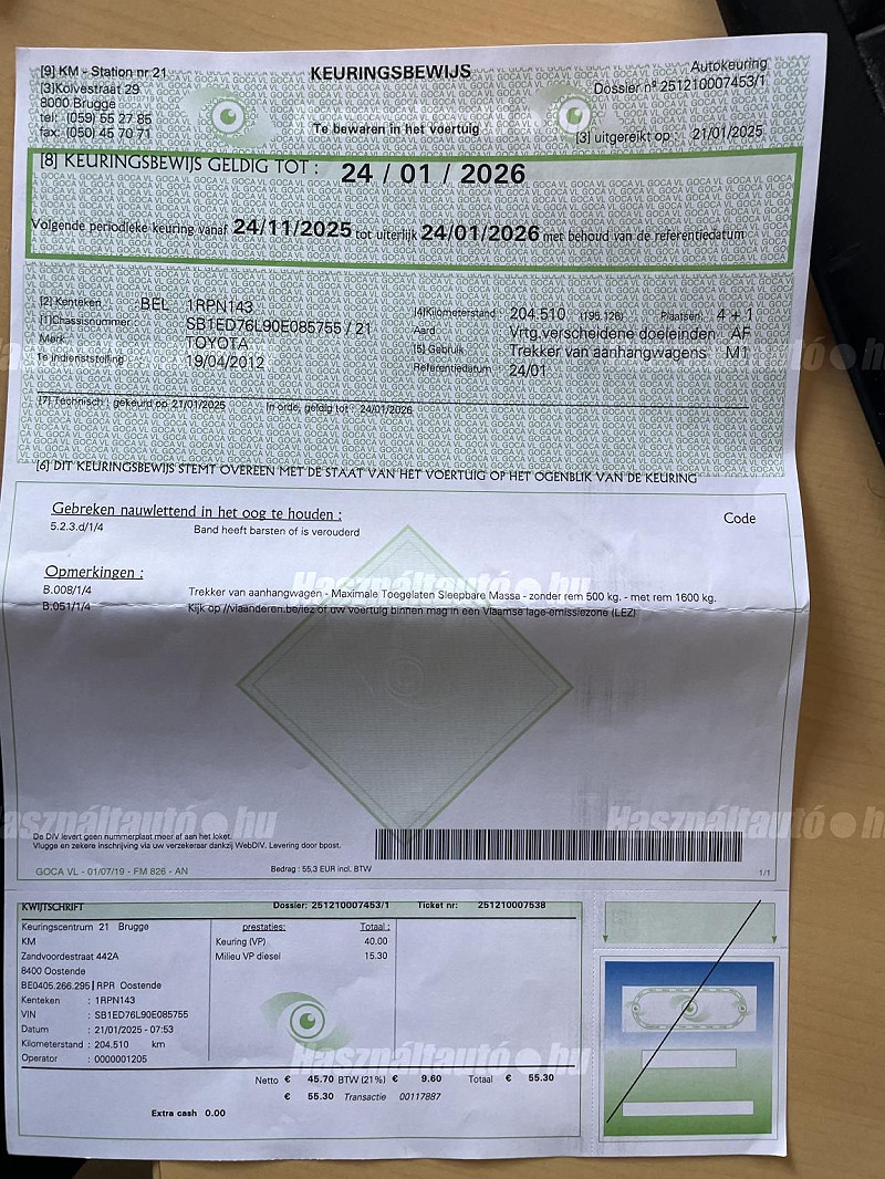 Toyota Avensis 2.0 D-4D Business 2012/04 EURO5 - 13. kép - TS Hungária Auto Trade Kft., Használtató-kereskedés