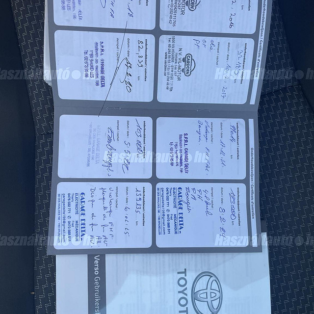 Toyota Verso 1.6 Active benzines 7 személyes 2014/12 - 10. kép