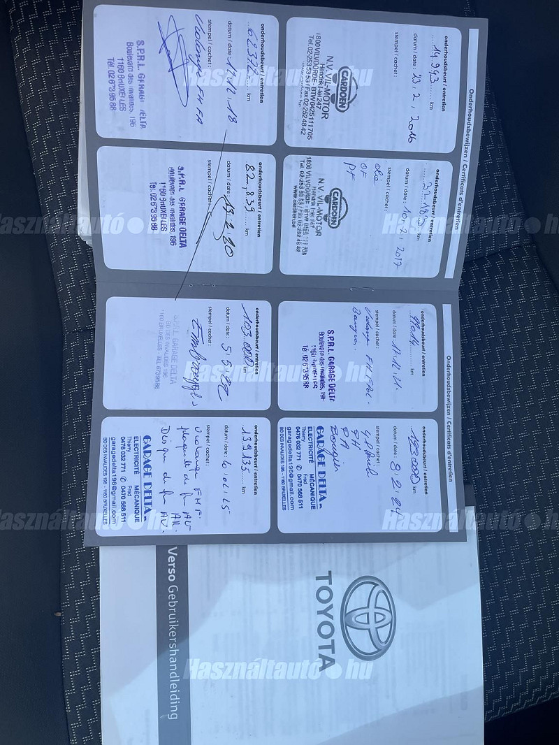 Toyota Verso 1.6 Active benzines 7 személyes 2014/12 - 11. kép - TS Hungária Auto Trade Kft., Használtató-kereskedés
